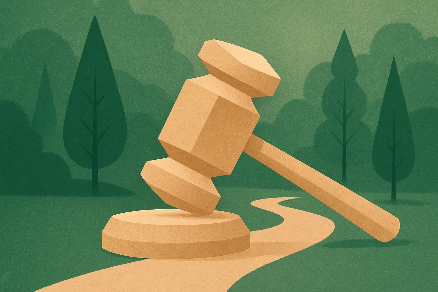 Abstract illustration of a review path through licensed platforms